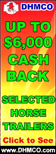Dixie Horse & Mule Co. Up to $6,000 Cash Back Selected Horse Trailers