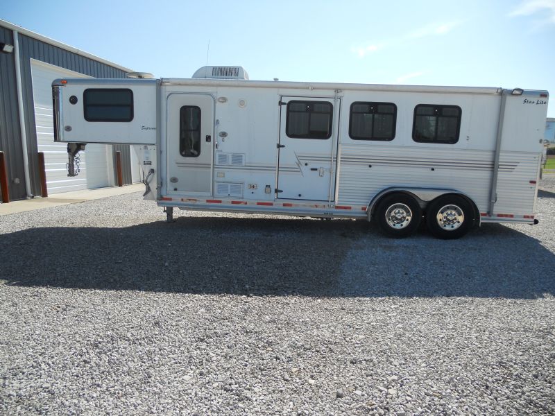 USED Silver Star Horse Trailer with Living Quarters for Sale Horse