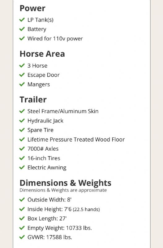 Used Horse Trailers for Sale