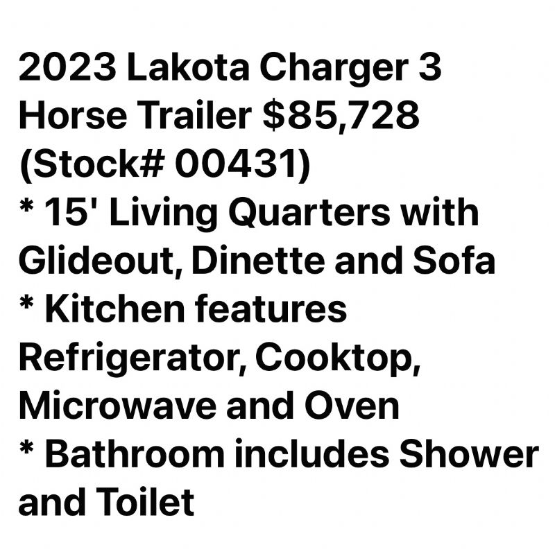Used Horse Trailers for Sale