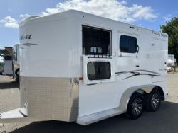 2024 Trails West Classic II 2H BP - Broom Closet - Saddle Rack