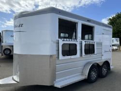 2024 Trails West Sierra 2H BP - Broom Closet - Swing Saddle Rack