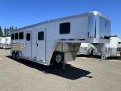 2023 Featherlite 8541 3H GN - 7'6&quot; Tall - 7'6&quot; Wide - Side Tack