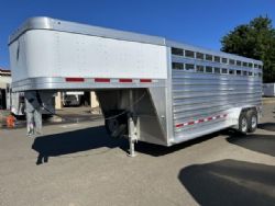 2023 Featherlite 8127 20' Stock/Combo Trailer - All Aluminum