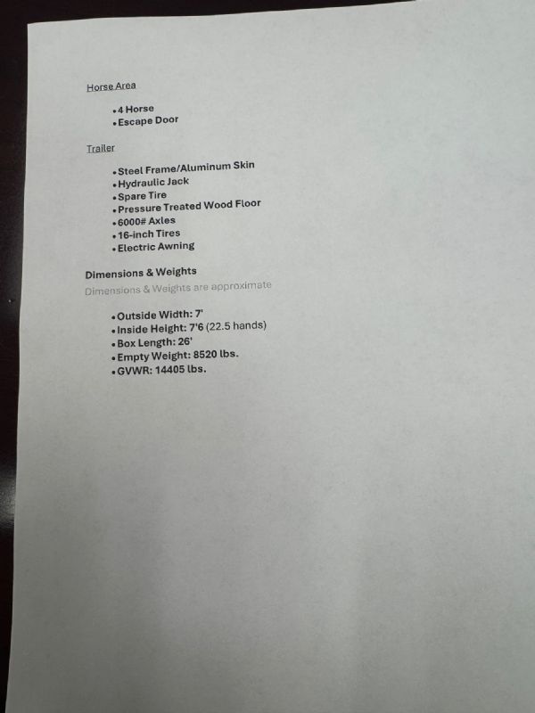 Used Horse Trailers for Sale