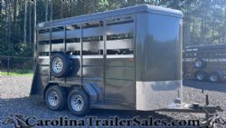 2027 Valley Economy 26014 14' Stock Trailer 7'6 Tall